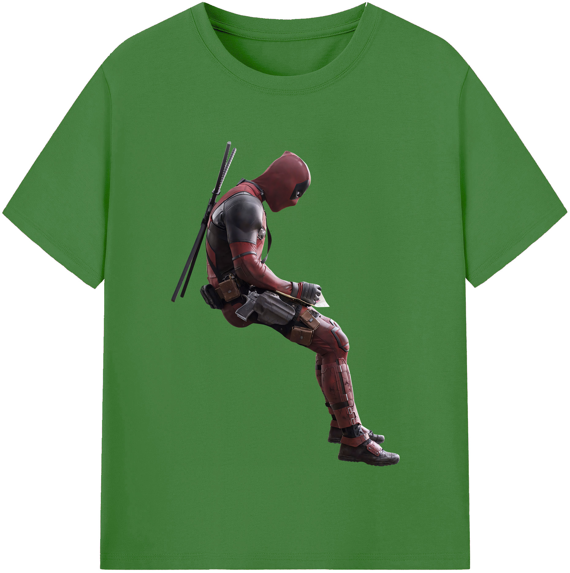 （画像用） Deadpool デッドプール レディースカジュアルプリントTシャツ（綿100％）